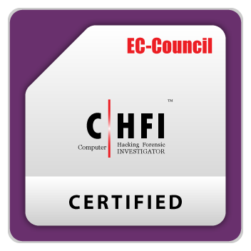 EC-Council Computer Hacking Forensic Investigator (CHFI) badge
