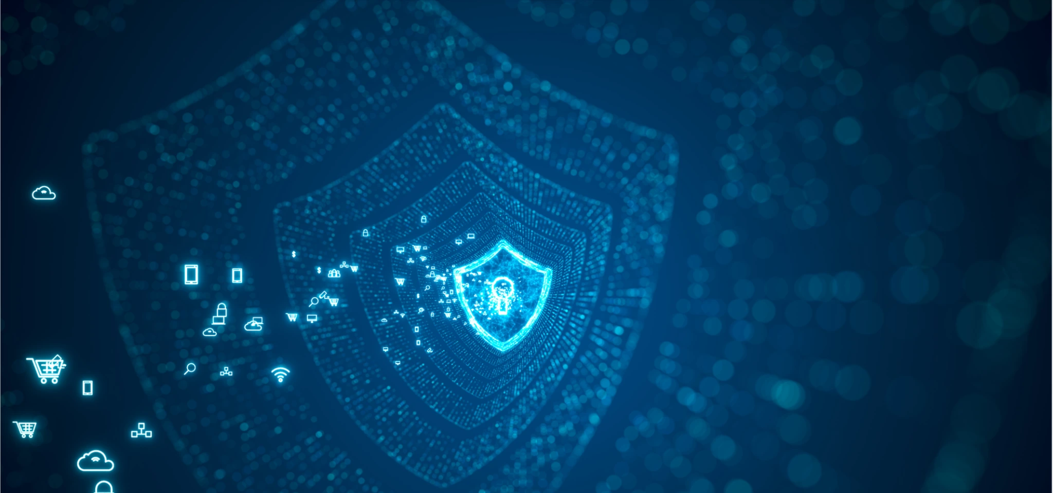 Modern secure operations workspace with identity and access visuals